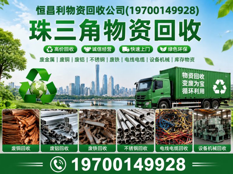 番禺区珠三角物资回收展示图